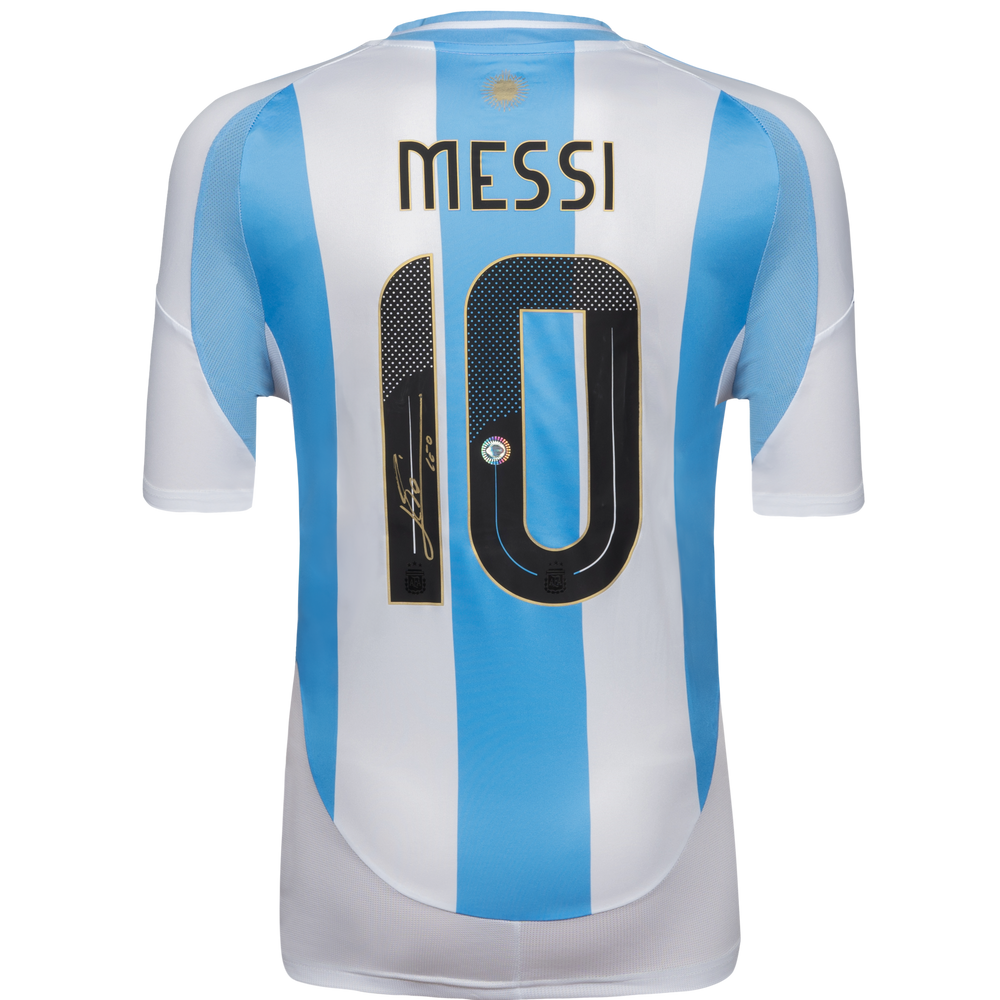 Lionel Messi Personally Signed Argentina 2024 Home Shirt