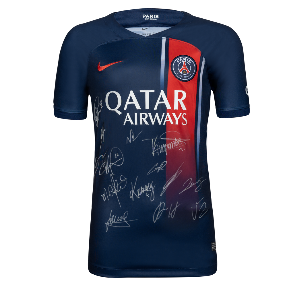 PSG Stars Personally Signed 2023-2024 Home Shirt