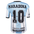 Diego Maradona 2001 Personally Signed Testimonial Argentina Home Shirt