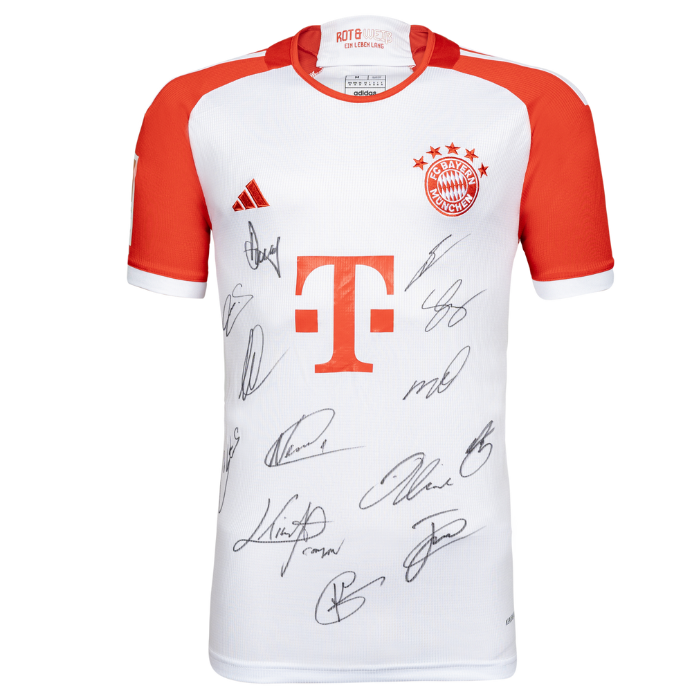 Bayern Munich Stars Personally Signed 2023-2024 Home Shirt