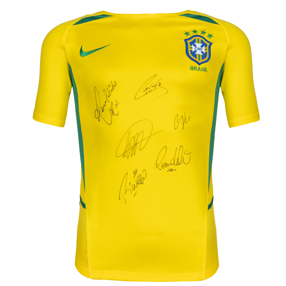 Brazil Legends Personally Signed Home Shirt