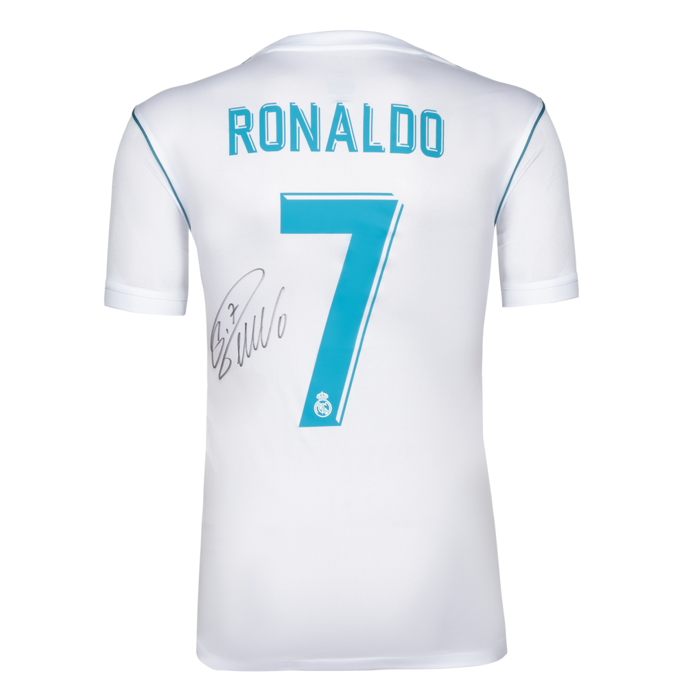 Cristiano Ronaldo Personally Signed Real Madrid 2017-2018 Home Shirt